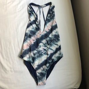 Billabong halter one piece bathing suit